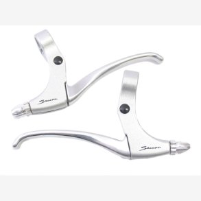 Pair of levers Saccon for rollerBremse - 4 fingers - satin/silver