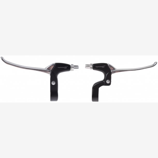 Pair of levers Saccon for rollerBremse - 4 fingers - black/silver