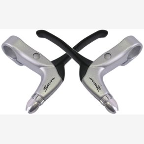 Pair of levers Saccon for rollerBremse - 4 fingers - satin/ matte black