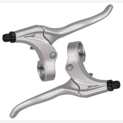 Pair of Bremse levers Saccon Comfort - silver