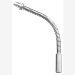 V-Bremse pipe with rubber boot Elvedes Flexible 5.0 mm stainless steel (1 piece)