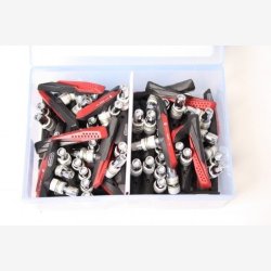 Bremse shoe set for V-Bremse Elvedes Dual Compound 72mm  (25 pairs)