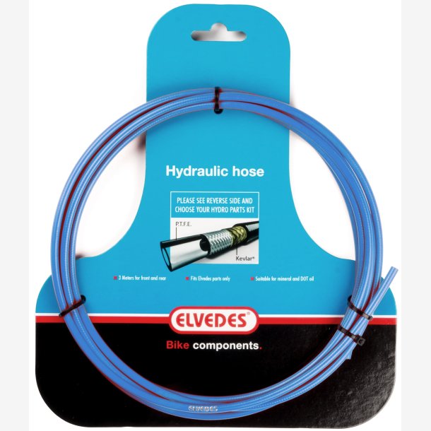 Hydraulic hose Elvedes with PTFE lining and kevlar protection - blue