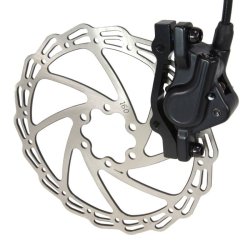 Hydraulisk bremsest (for + bag) Saccon DH54 inkl. bremseskiver og slanger