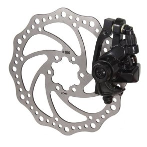 Mechanical Bremse Set (front + rear) Saccon DM33 incl. Bremse discs