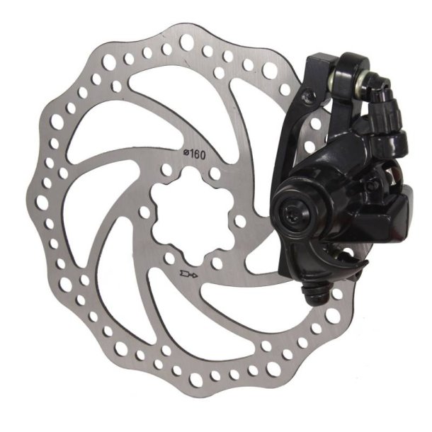 Mechanical Bremse Set (front + rear) Saccon DM33 incl. Bremse discs