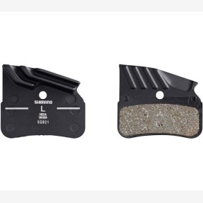 Bremse pad set for disc Bremse Shimano N03A Resin with cooling fins
