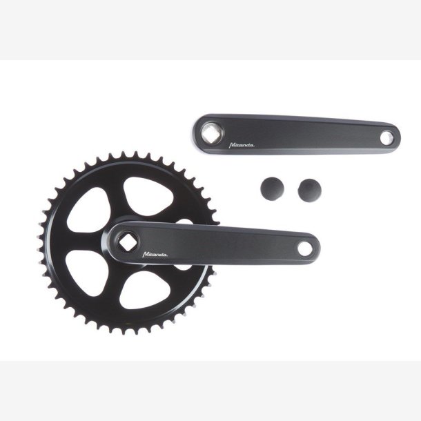 Tandhjul set 44T Miranda Delta JIS for 3/32" Kde - black