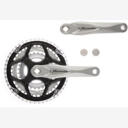 Kranks�t 8 gear Miranda Alfa 3 42/32/22T 8mm - s�lv