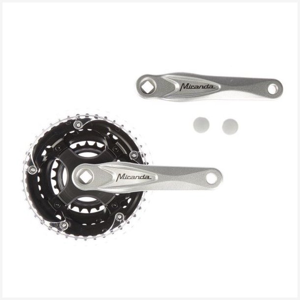 Kranks�t 8 gear Miranda Alfa 3 42/34/24T 5mm - s�lv