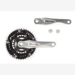 Kranks�t 8 gear Miranda Alfa 3 42/34/24T 5mm - s�lv