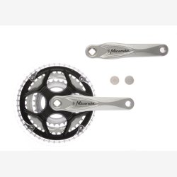 Kranks�t 8 gear Miranda Alfa 3, 48/38/28T 8mm - s�lv