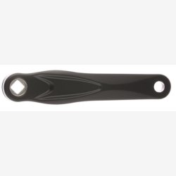 Pedalarm venstre Miranda Alfa 1 170mm - sort lakeret