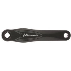 Pedalarm til hjre Miranda Alfa 1 170mm - sortlakeret
