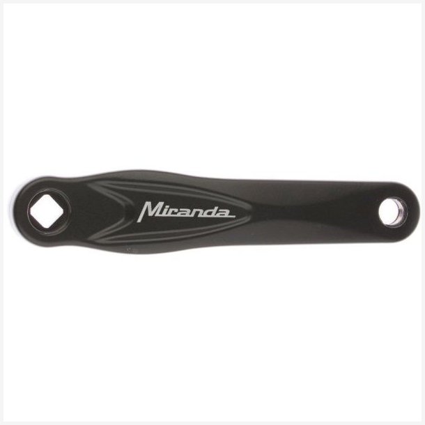 Pedalarm til hjre Miranda Alfa 1 170mm - sortlakeret