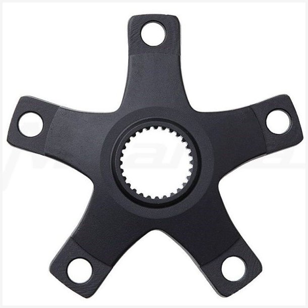 Krank spider Miranda til Bosch 4-motor 4-armet BCD 104 47,5 mm - aluminium sort