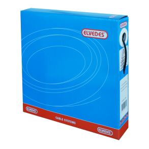 Hydro hose volume box Elvedes with kevlar and PTFE - black (workshop box of 20 meters)