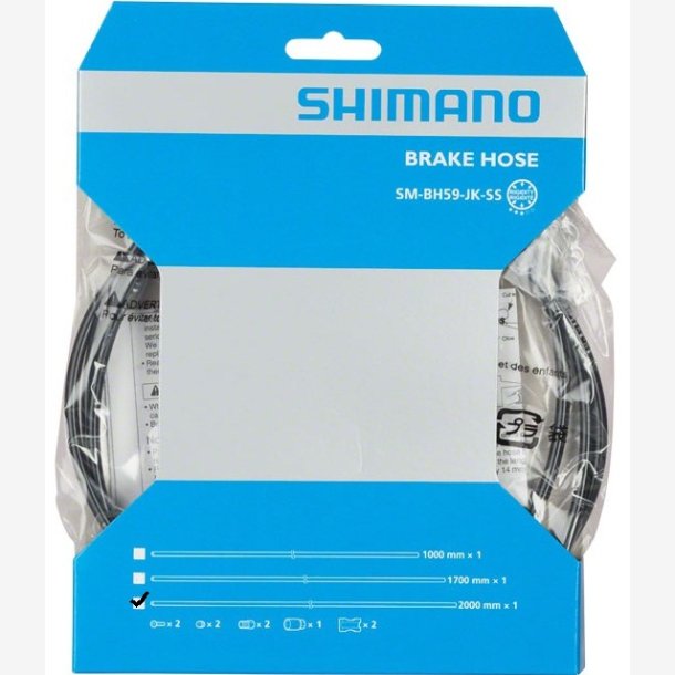 Bremse hose disc Bremse Shimano SM-BH59 2000mm - black
