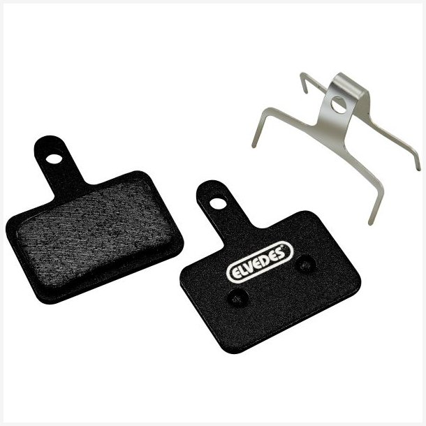 Bremseklodser til skivebremse Elvedes metallic carbon -> Shimano div./Tektro/Draco/Orion/Aquila/RST