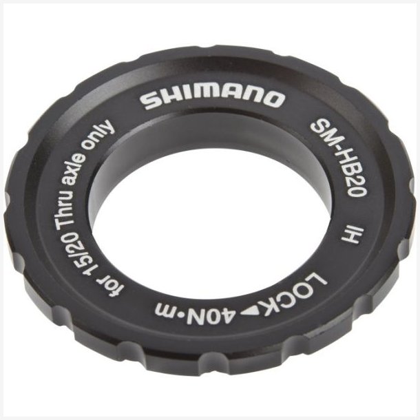 Center-Lock-l�sering til Shimano SM-HB20 gennemg�ende akselnav