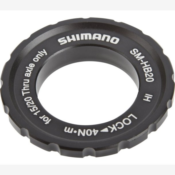 Center-Lock Lockring for Shimano SM-HB20 thru-axle hub