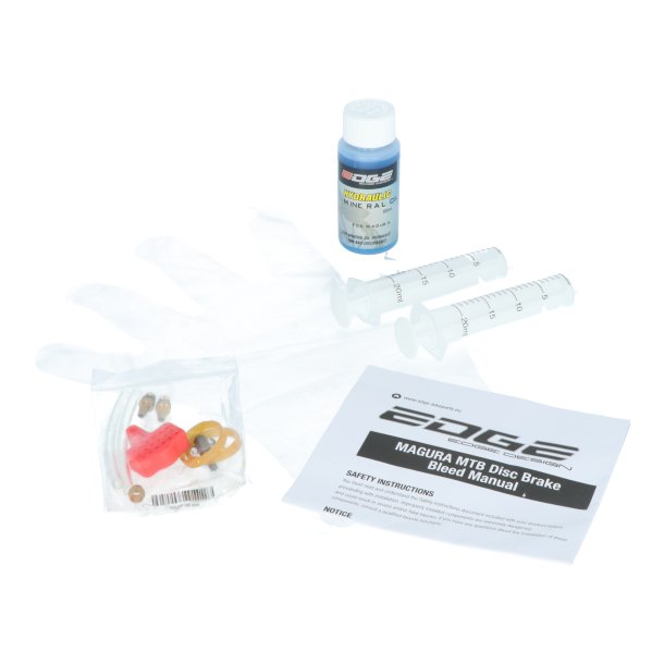 Bremseudluftningsst (bleeding kit) Edge Magura - med olie