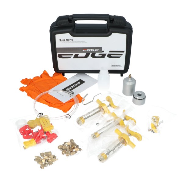 Bleeding Kit udluftningsst Edge Pro med opbevaringskuffert til hydrauliske bremser