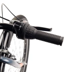 S'COOL troX 24-N3 24" drengecykel med 3 gear, fodbremse - m�rk bl�gr�/orange