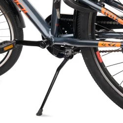S'COOL troX 24-N3 24" drengecykel med 3 gear, fodbremse - m�rk bl�gr�/orange