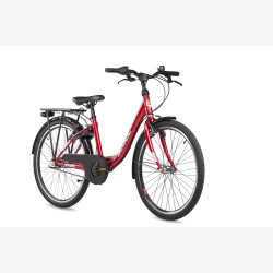 S'COOL ChiX 24-N3 24" b�rnecykel med 3 gear og fodbremse - dybr�d