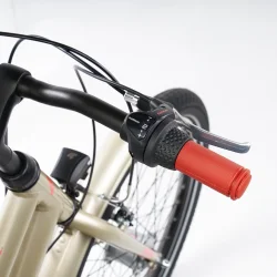 S'COOL chiX Pro 24-N3 24" juniorcykel med 3 gear, fodbremse - champagne beige