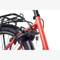 S'COOL ChiX 24-K6 24" b�rnecykel med 6 gear - koralr�d