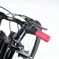 S'COOL chiX Pro 24-K7 24" juniorcykel med 7 gear - sort/pink