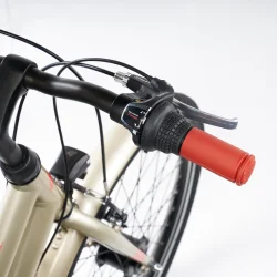 S'COOL chiX Pro 24-K7 24" juniorcykel med 7 gear - champagne beige