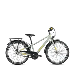 S'COOL troX Pro 24-N3 24" juniorcykel med 3 gear, fodbremse - gr�
