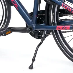S'COOL troX Pro 24-N3 24" juniorcykel med 3 gear, fodbremse - m�rkebl�/pink