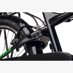 S'COOL troX 24-K6 24" drengecykel med 6 gear - sort/gr�n