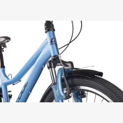 S'COOL troX 24-K6 24" drengecykel med 6 gear - bl�