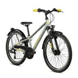 S'COOL troX Pro 24-K7 24" juniorcykel med 7 gear - gr�