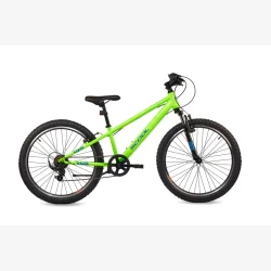 S'COOL Xroc 24" junior MTB cykel med 6 gear - neon gr�n