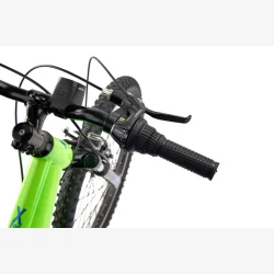 S'COOL Xroc 24" junior MTB cykel med 6 gear - neon gr�n