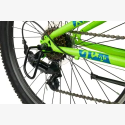 S'COOL Xroc 24" junior MTB cykel med 6 gear - neon gr�n
