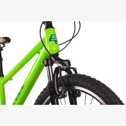 S'COOL Xroc 24" junior MTB cykel med 6 gear - neon gr�n