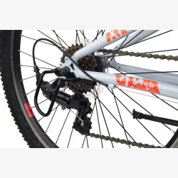 S'COOL Xroc 24" junior MTB cykel med 6 gear - gr�