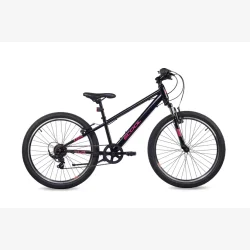 S'COOL Xroc 24" junior MTB cykel med 6 gear - sort