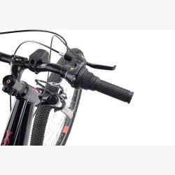 S'COOL Xroc 24" junior MTB cykel med 6 gear - sort