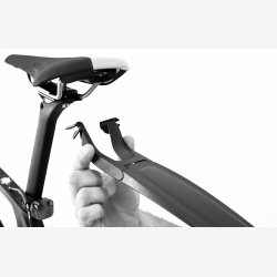 Bagskrm Polisport S-Mud lang version - sort