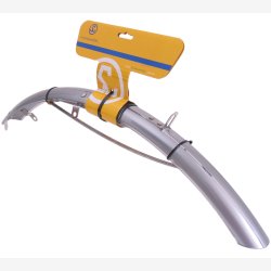 Sunnywheel forskrm 28" 50mm Plastik - Slv/Transparent