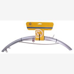 Sunnywheel forskrm 28" 50mm Plastik - Slv/Transparent