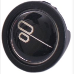 Plast monteringsclips til Gazelle skrm - sort